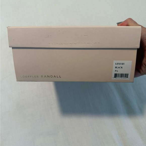 Loeffler Randall Black Suede Lexi Caged Block Heel Pumps Sz 5.5 Laceup with box - Picture 8 of 8